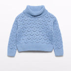 Maglione girocollo traforato Bimba CIELO 5830/4 -  NANU' BABY