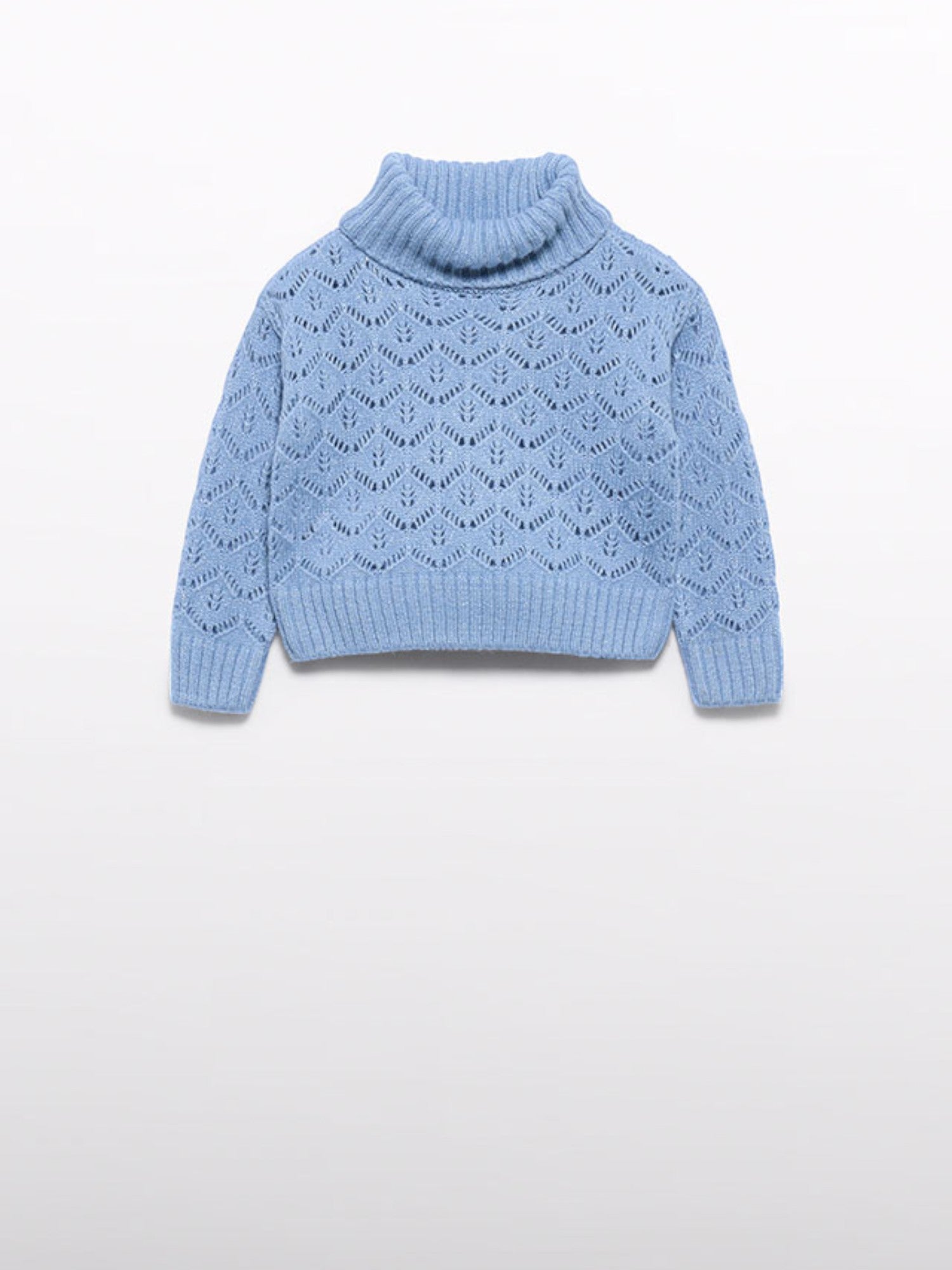 Maglione girocollo traforato Bimba CIELO 5830/4 -  NANU' BABY