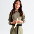 Compl. gonna tricot Bimba Verde 5544/6 -  NANU' BABY