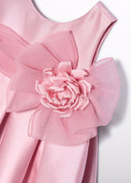 Abito Mikado Balze Rosa 5010/85