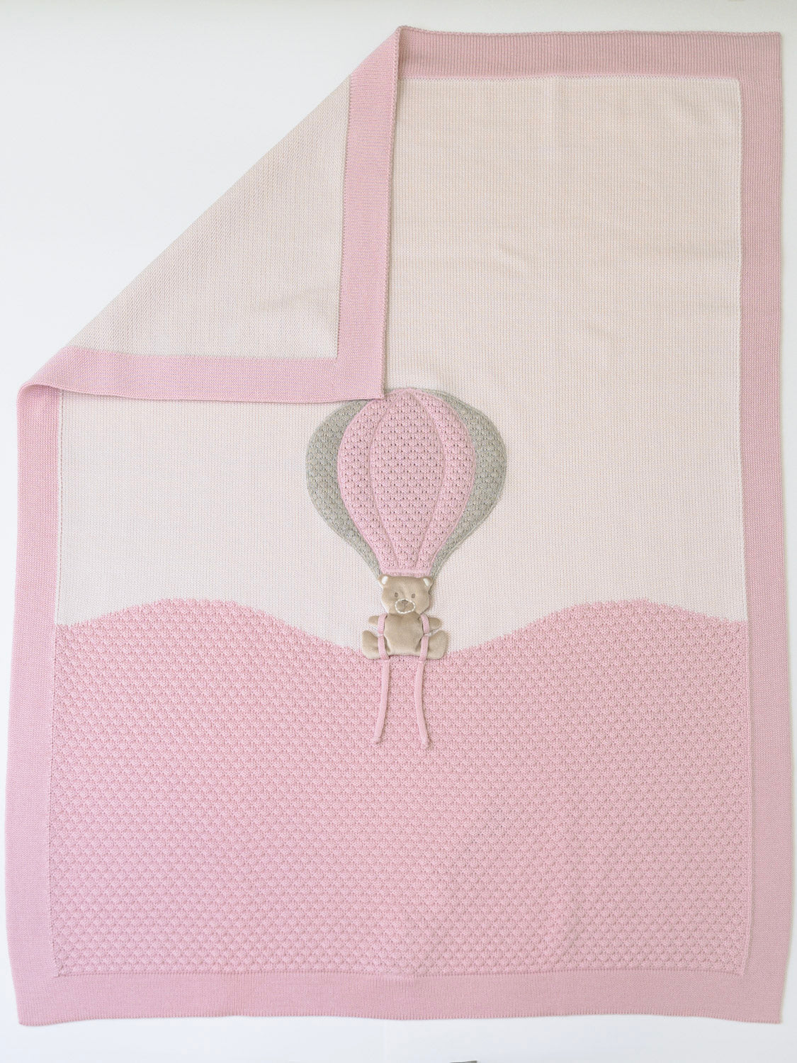 Coperta Mongolfiera Neonata Rosa IN5780/R -  NANU' BABY