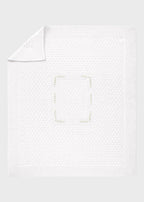 Coperta Fiori Ricamati Bianco SAIT/CO-C