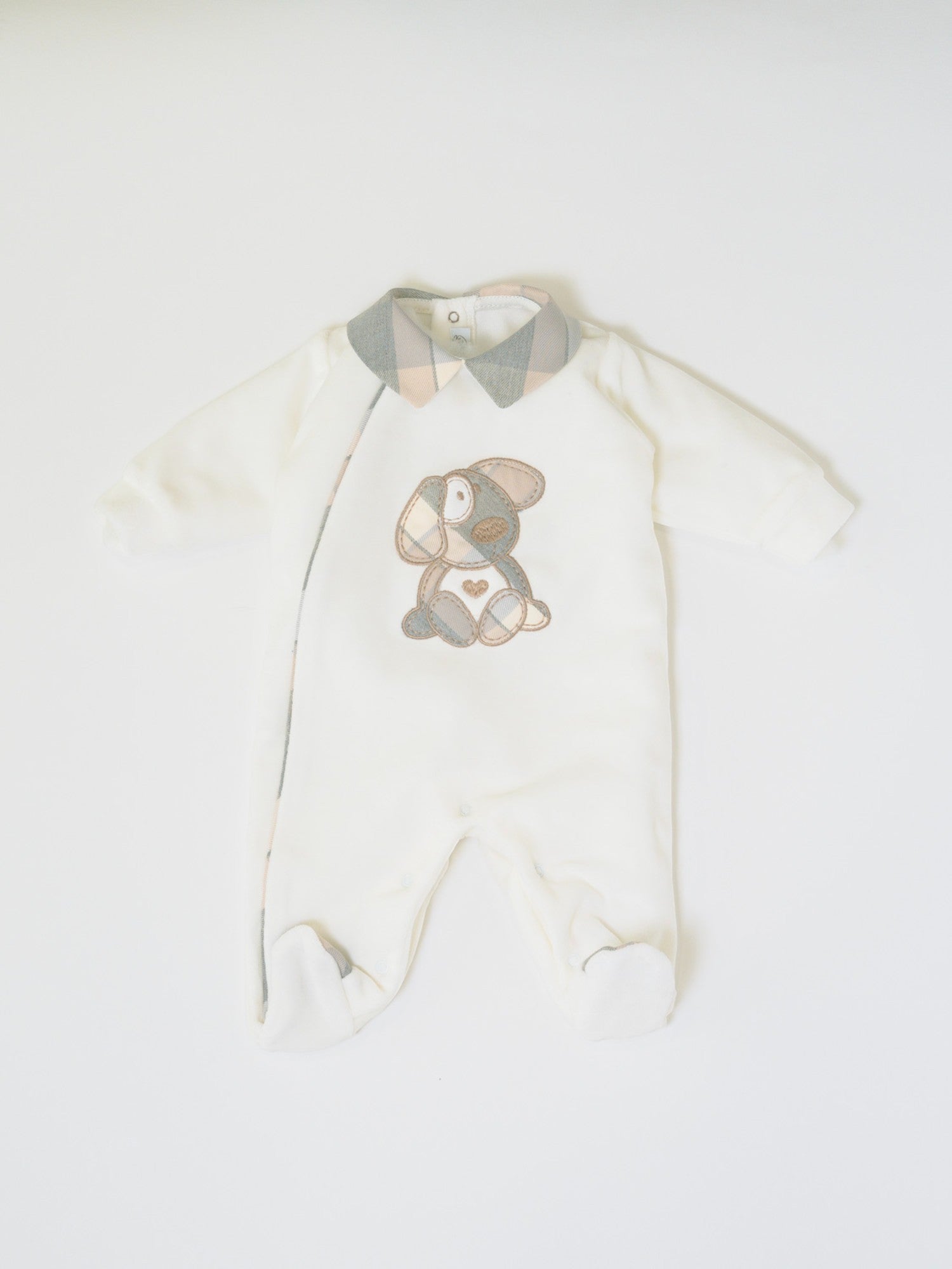 Tutina Neonato Bianco LTB1112 -  NANU' BABY