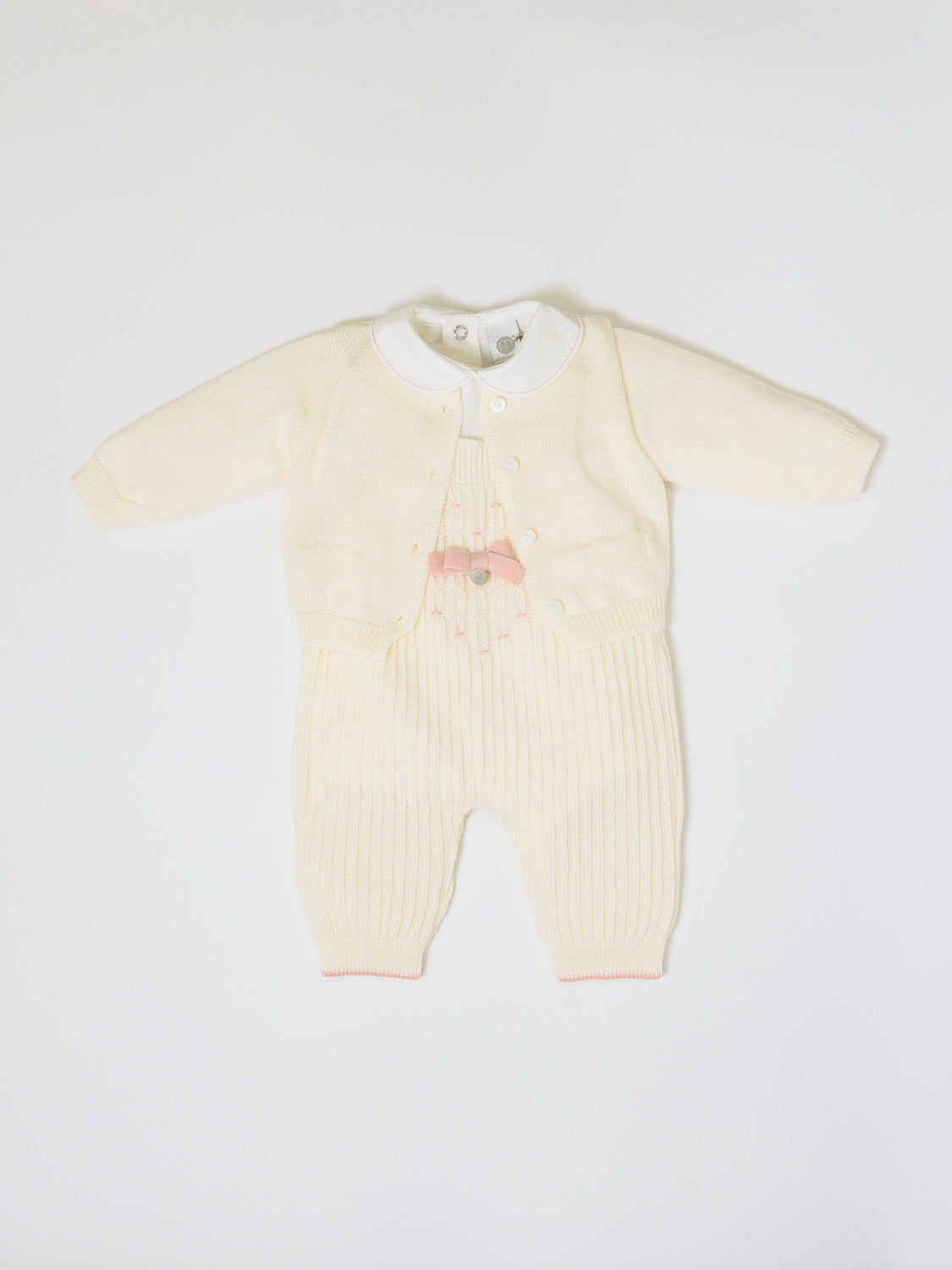 Completo Neonata VANIGLIA IN1131 -  NANU' BABY