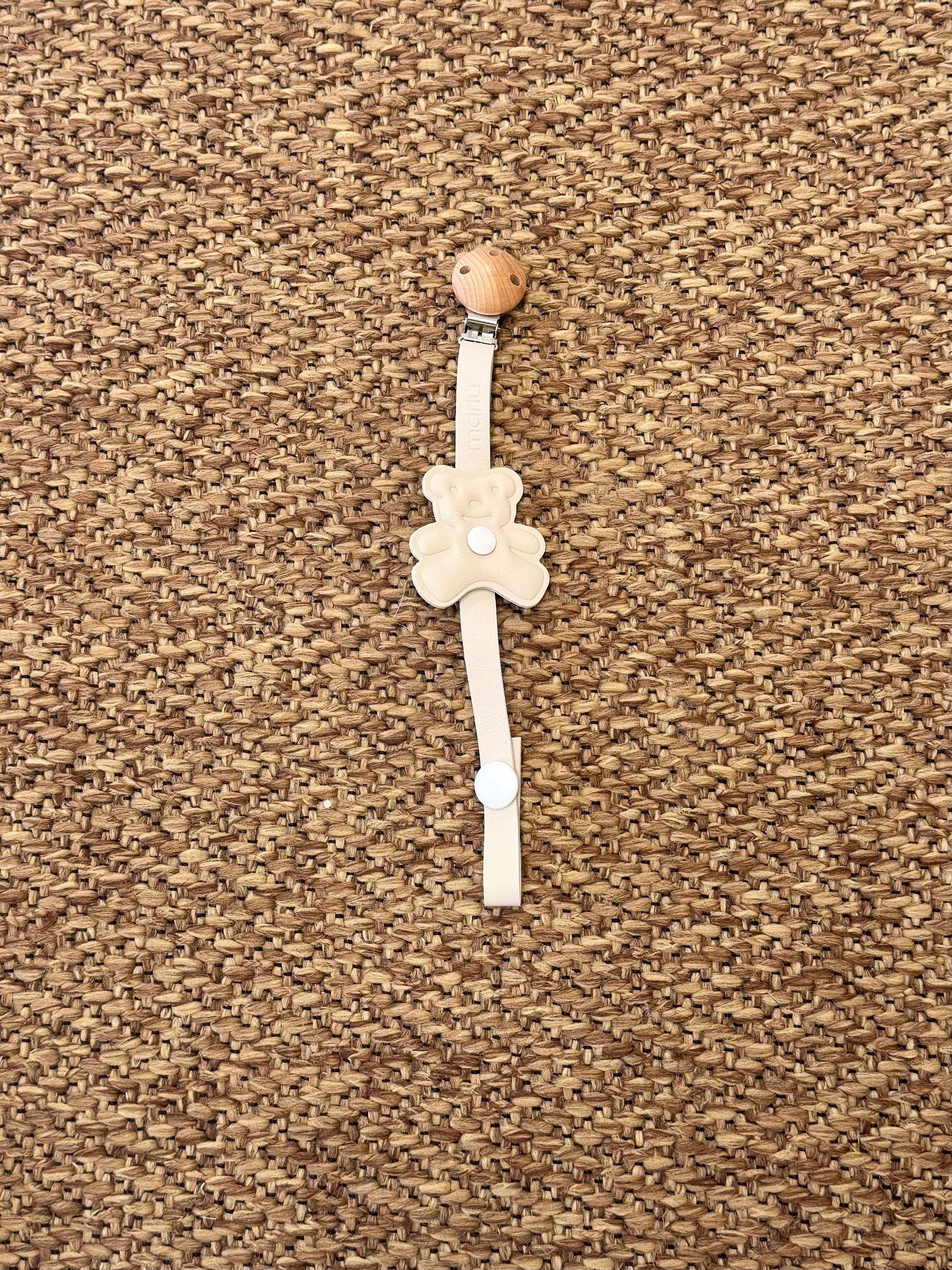 Porta Ciuccio Beige Panna Cotone - MARLÙ IN910PC/P