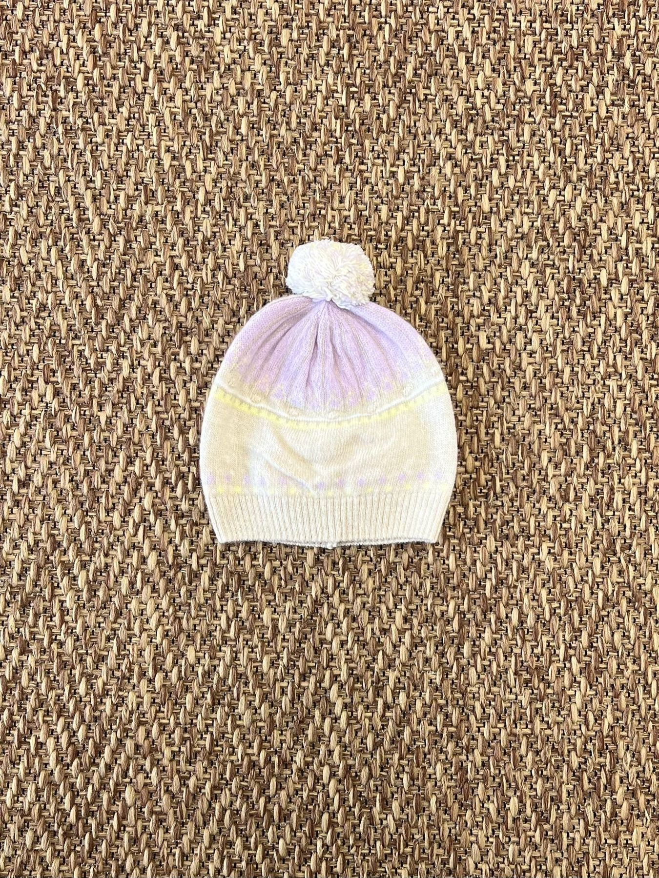 Cuffia Neonata Beige DK123/OI23