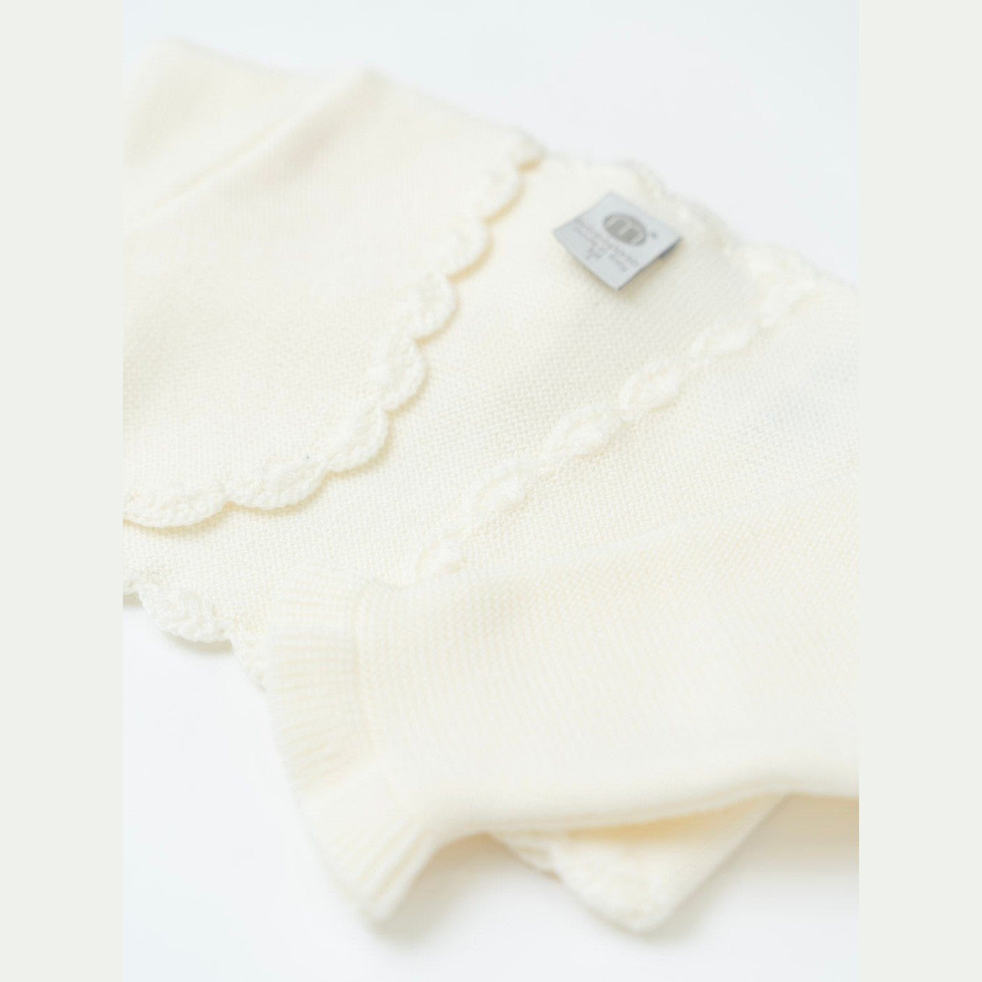 Giacca bolerino Bimba VANIGLIA IM33445 -  NANU' BABY