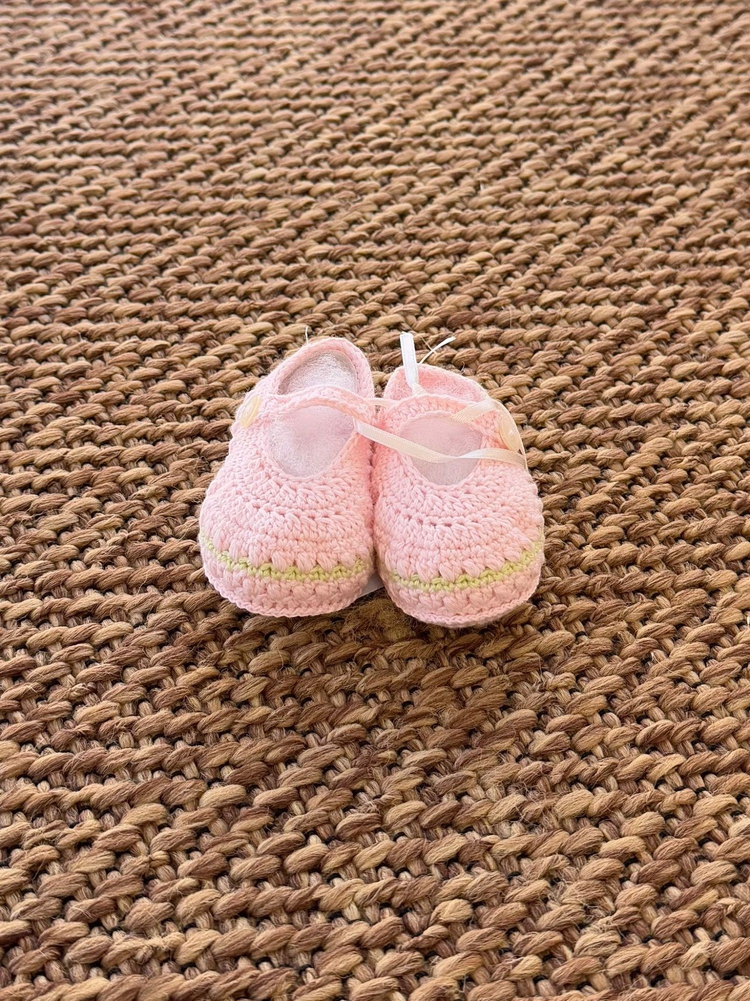Completo nascita e Babbucce in maglia Neonata ROSA PICCI/CN-R