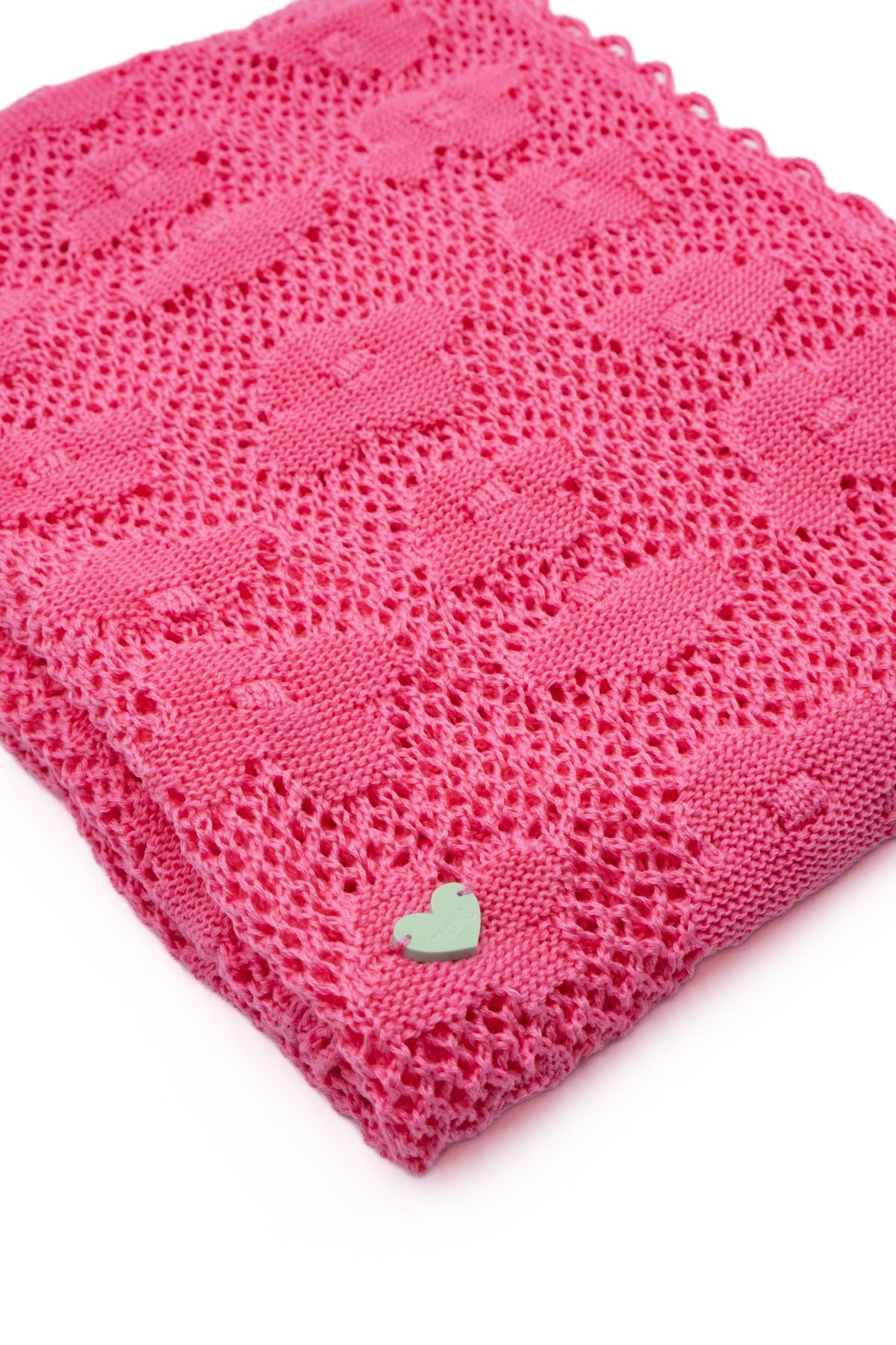 Coperta Fiori Neonata ROSA EL1480