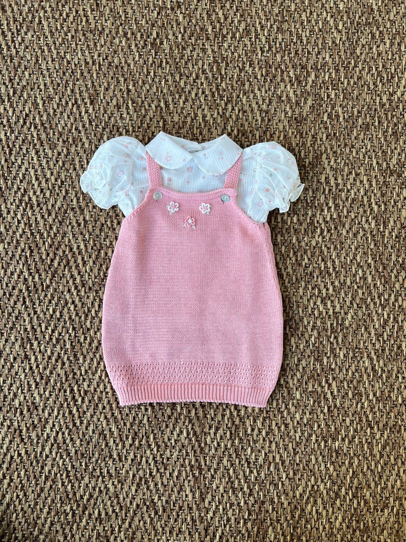 Abito in filo di cotone Bimba ROSA NAIME/AB