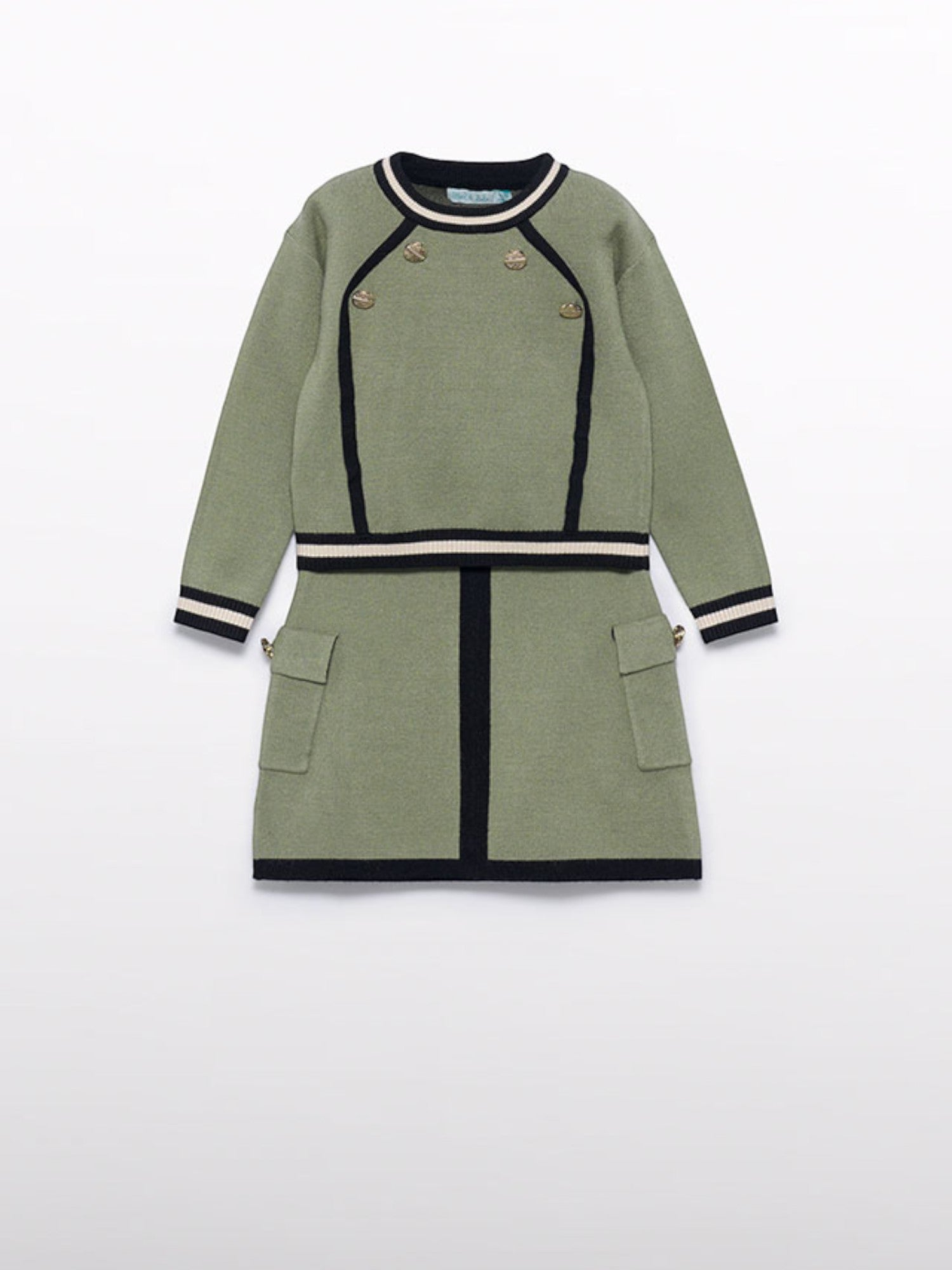 Compl. gonna tricot Bimba Verde 5544/6 -  NANU' BABY