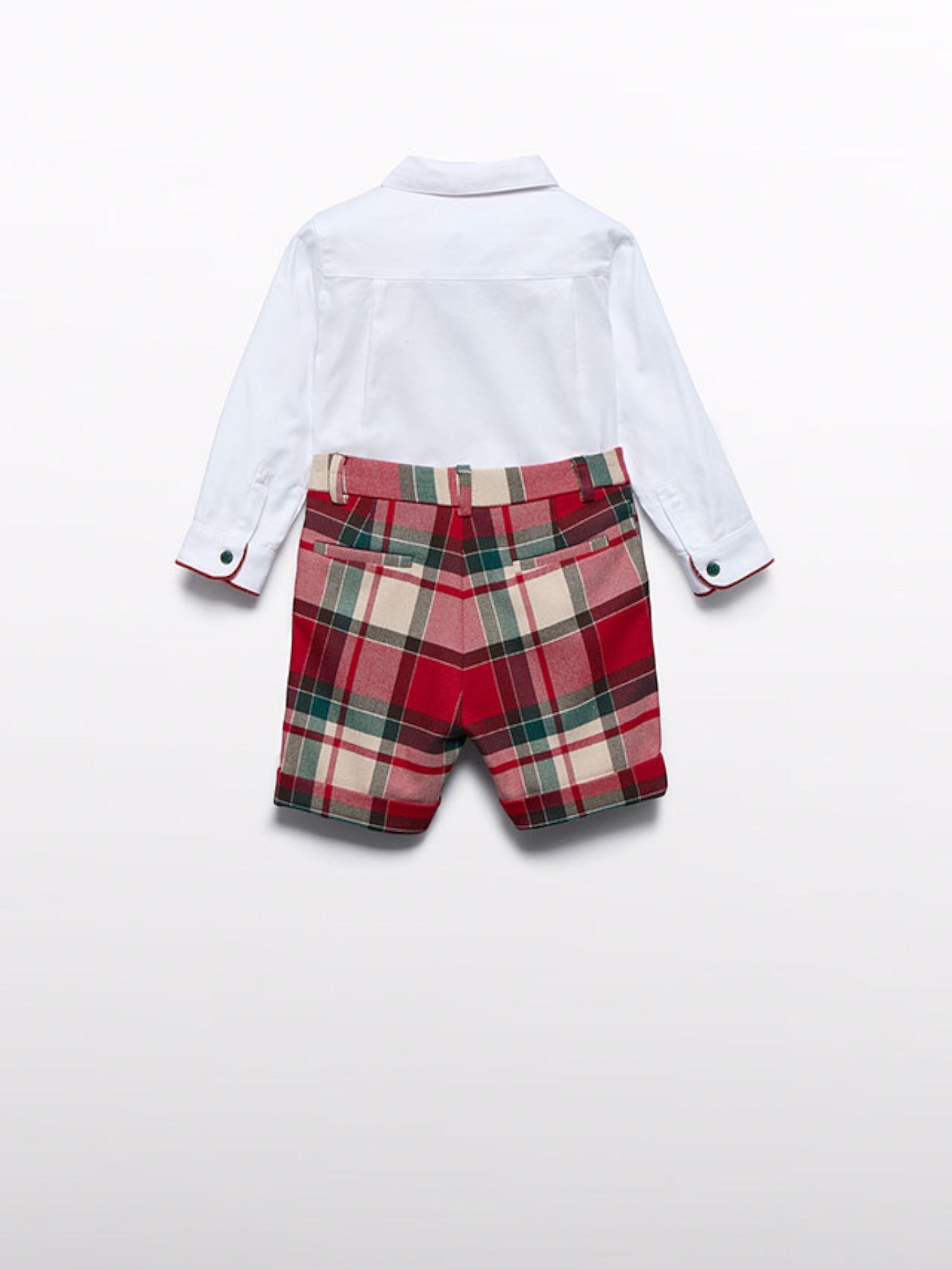 Completo di bermuda scozzese Bimbo Rosso 5706/2 -  NANU' BABY