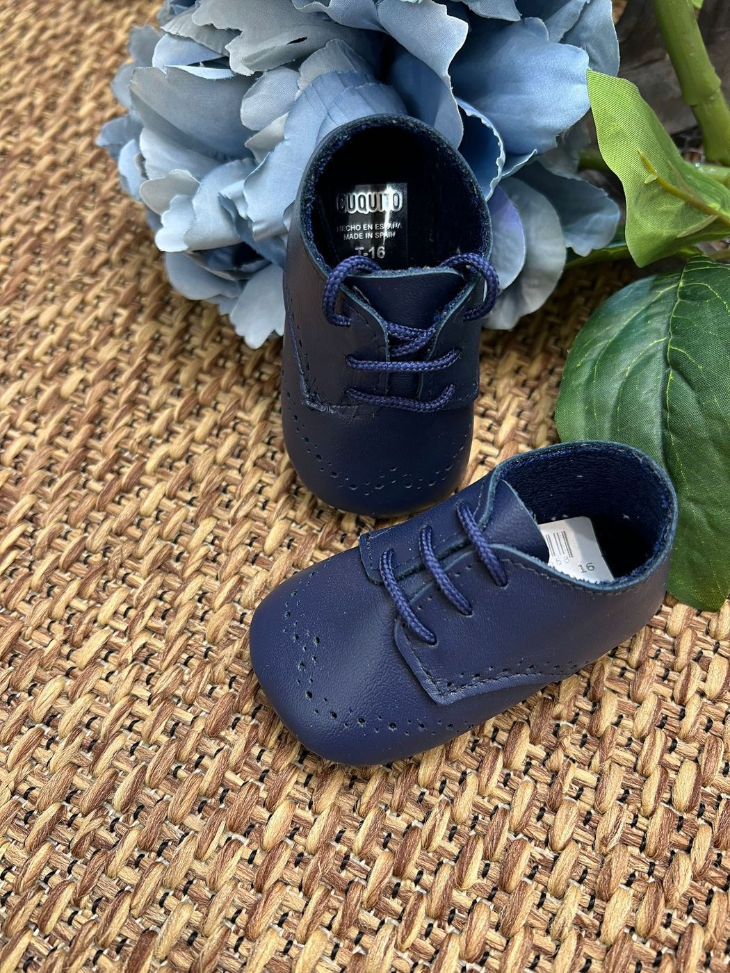 Scarpina stringata Bimbo Blu 7008