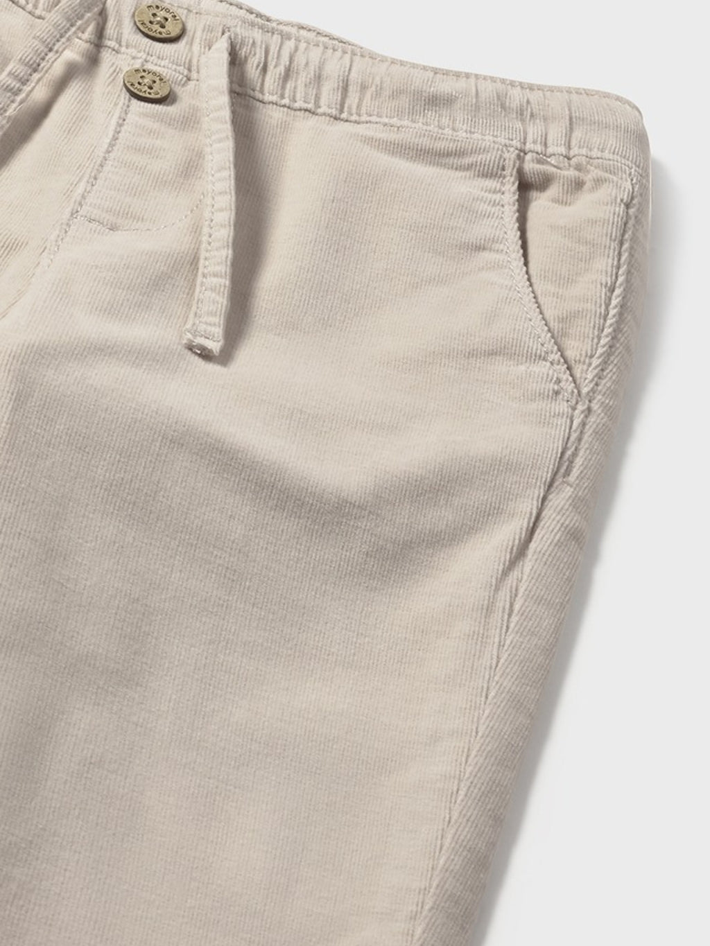 Pant.micropanno traforato Bimbo Avorio 2507/90