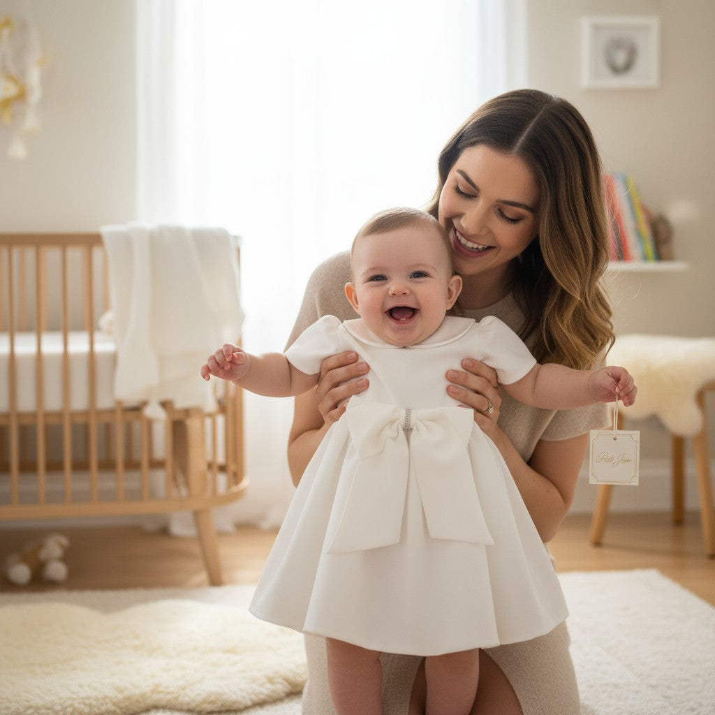 Abito Cerimonia Poliestere Vaniglia IM327MC