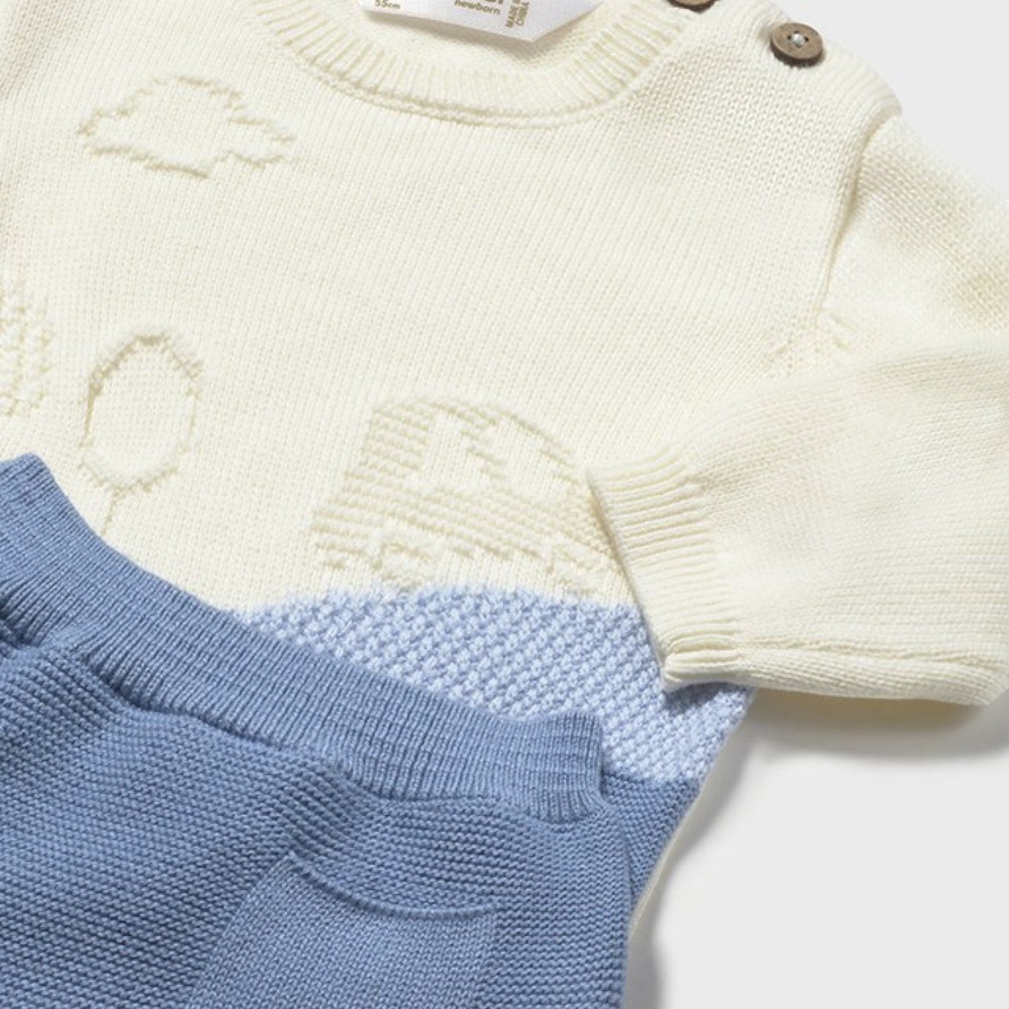 Newborn Baby Boy Outfit, Light Blue 2563/73