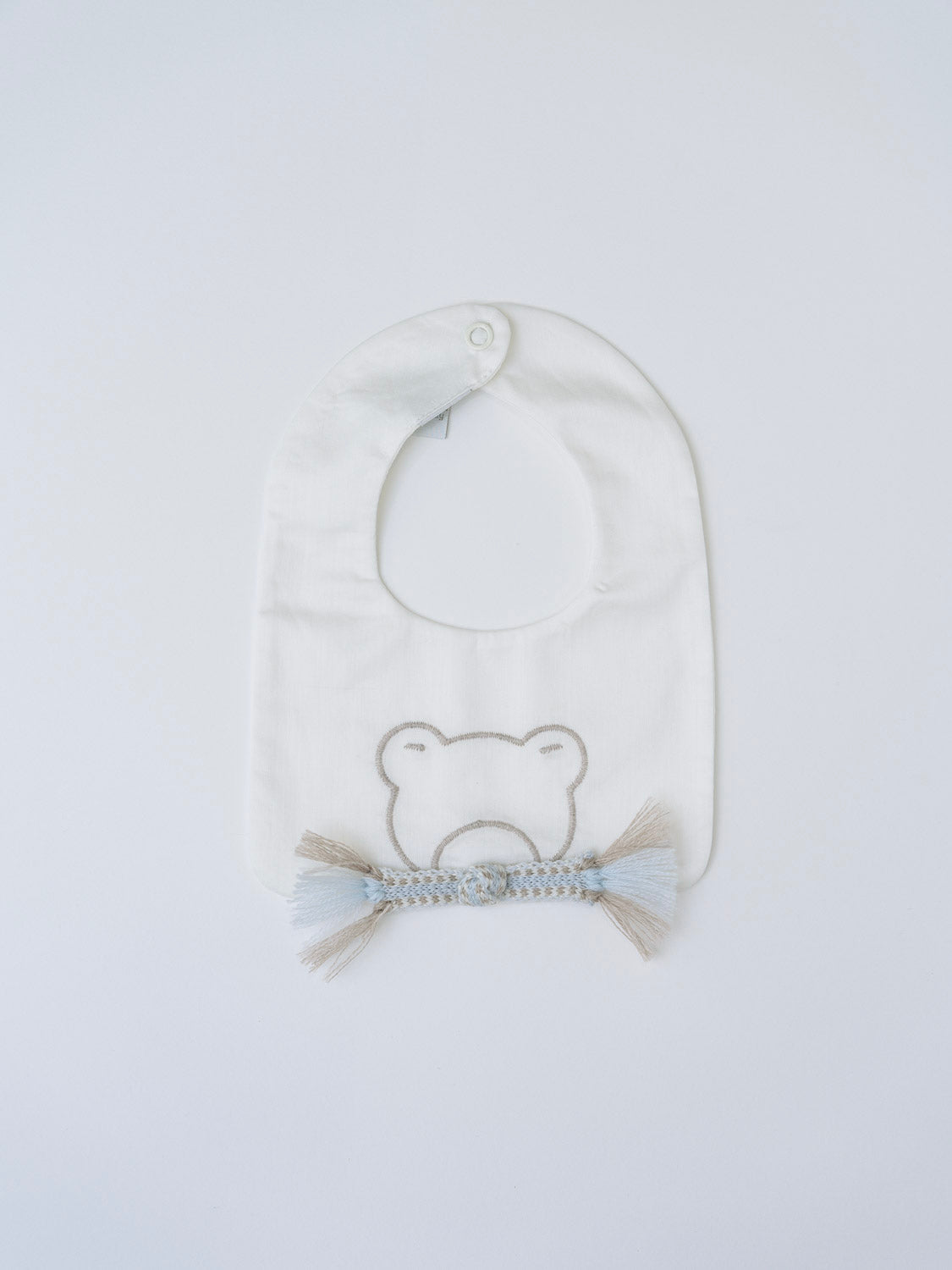 Bavetta Orsetto Neonato VANIGLIA IN53BAV/C -  NANU' BABY