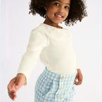 Bermuda quadri lurex Bimba Verde 5719/9 -  NANU' BABY