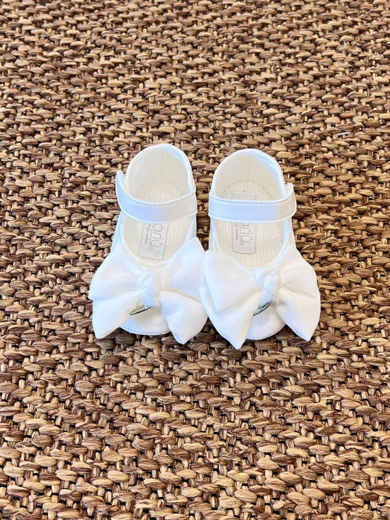 Scarpe Cerimonia Fiocco Bimba VANIGLIA IK331SC