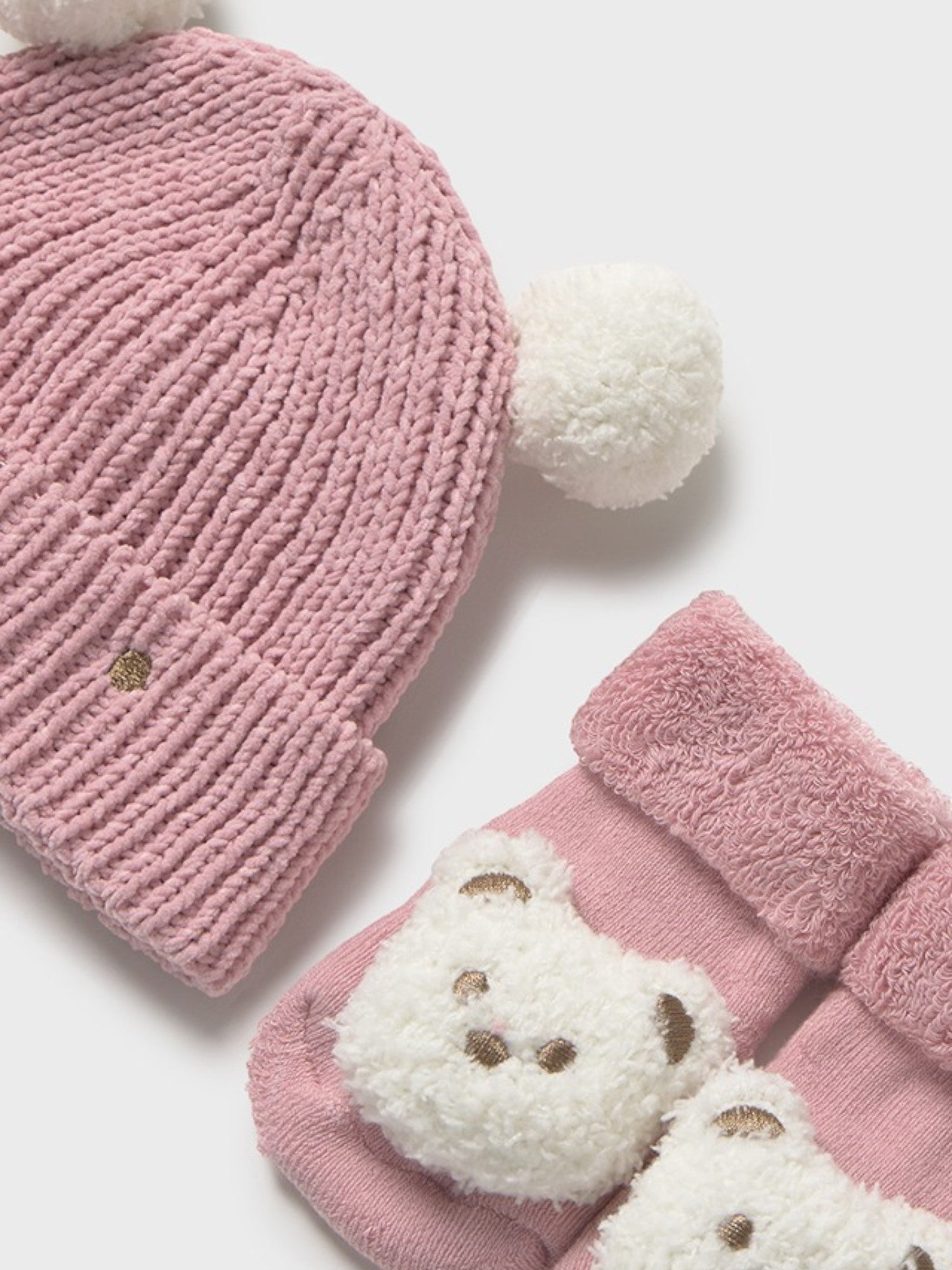 Set cappello e calzini  Rosa 9933/82 -  NANU' BABY