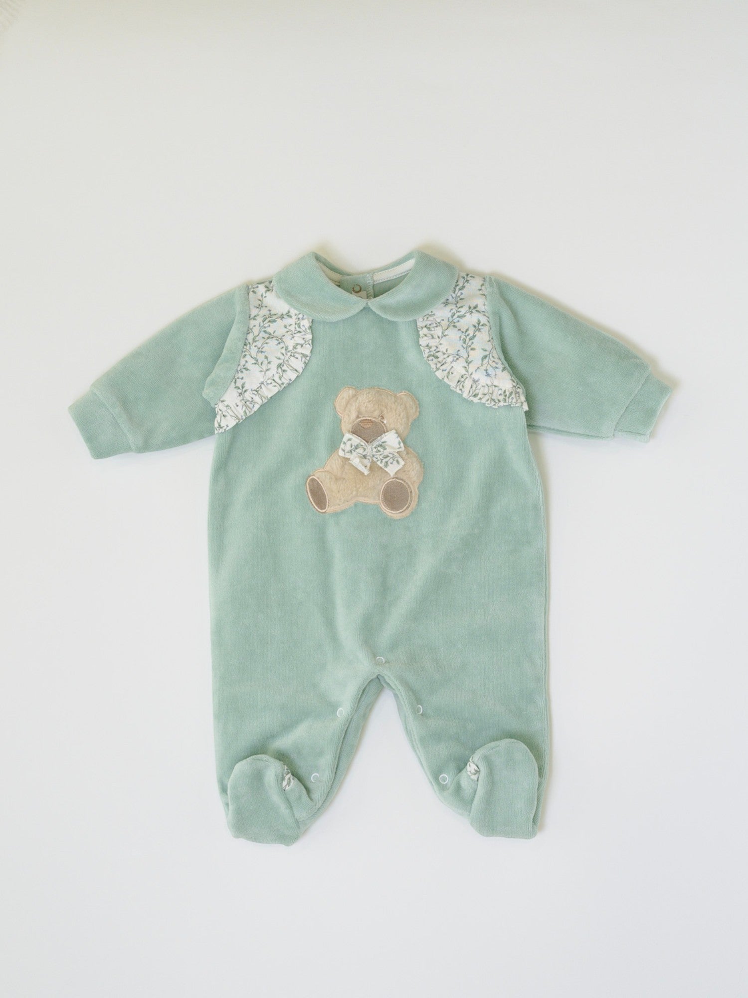 Tutina Neonata Verde LT1102 -  NANU' BABY
