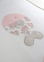 Coperta Cotone Pesciolini Panna 197-P