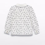 Blusa popelin satinato fiocco Bimba PANNA 5613/3 -  NANU' BABY