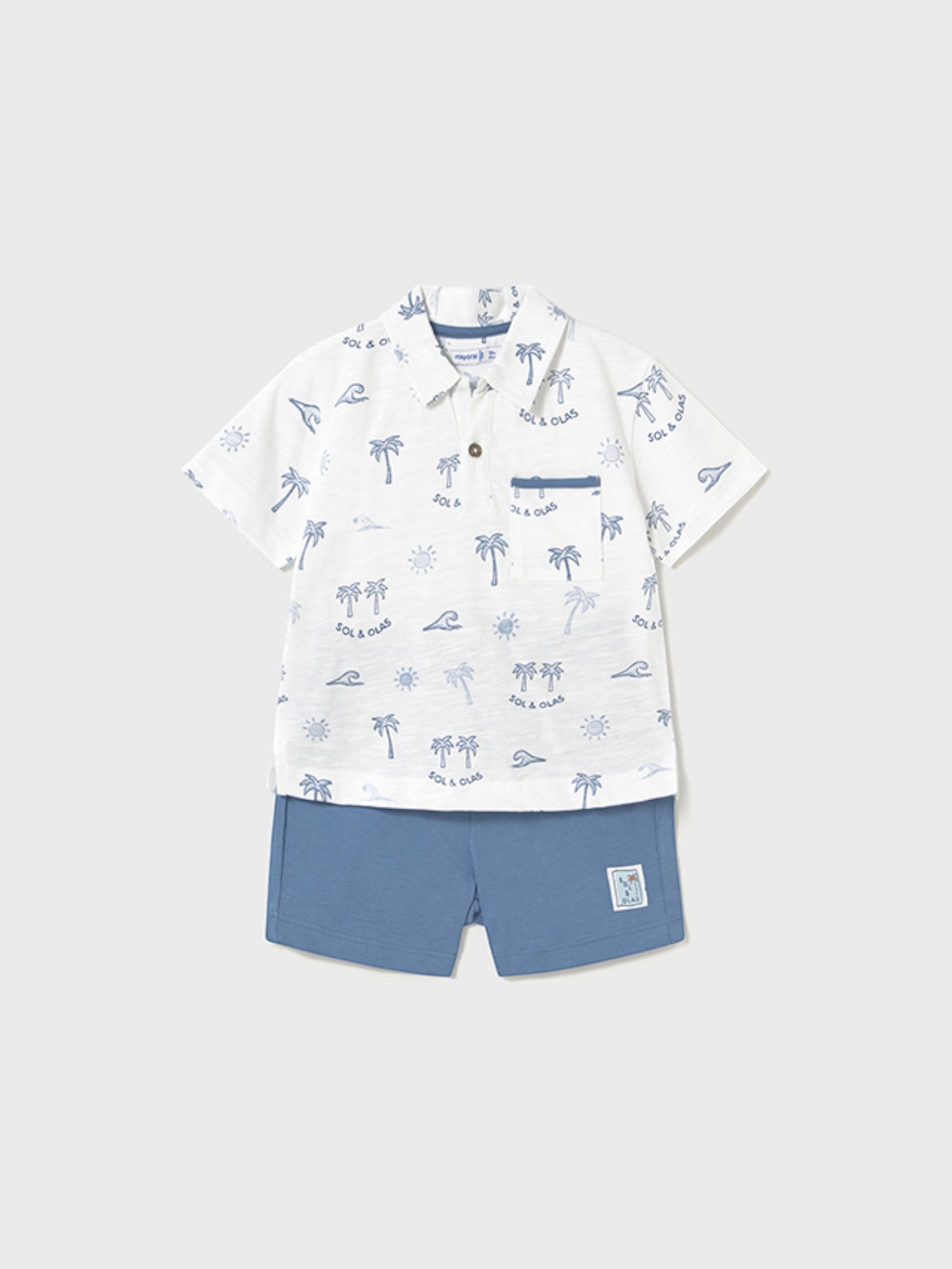 Compl. polo stampa Bimbo AZZURRO 1657/35