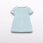 Abito quadri lurex Bimba Verde 5511/9 -  NANU' BABY