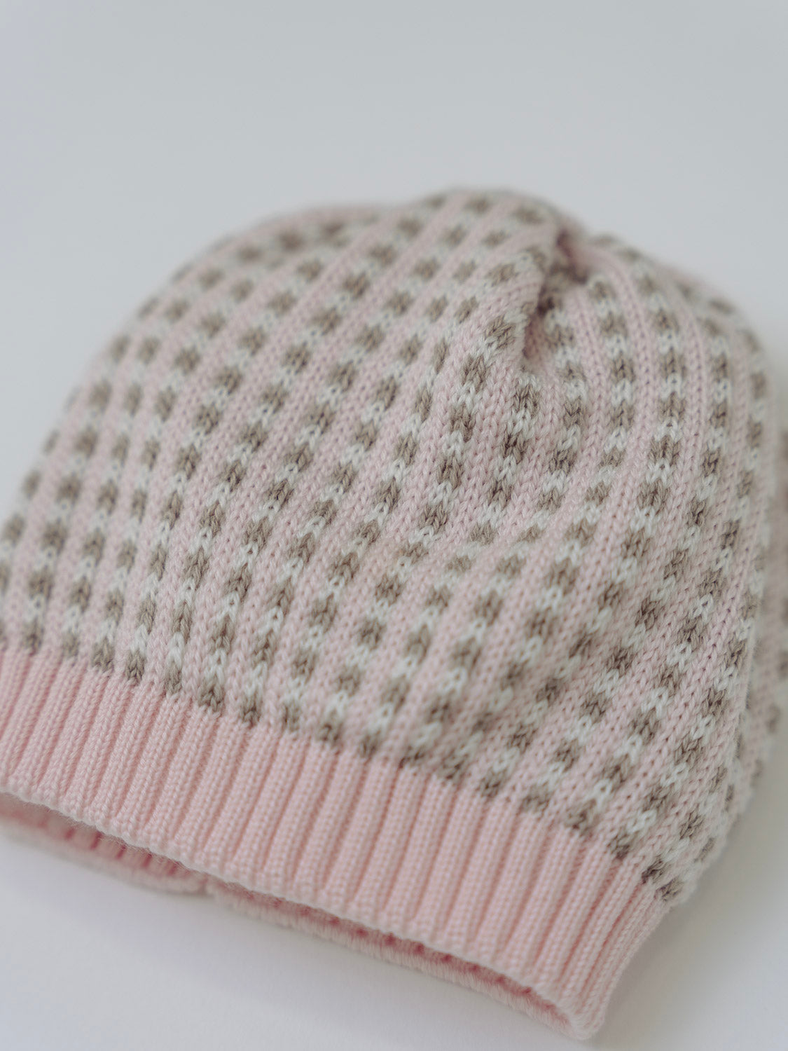 Cuffia Neonata ROSA IN5371BT/R -  NANU' BABY