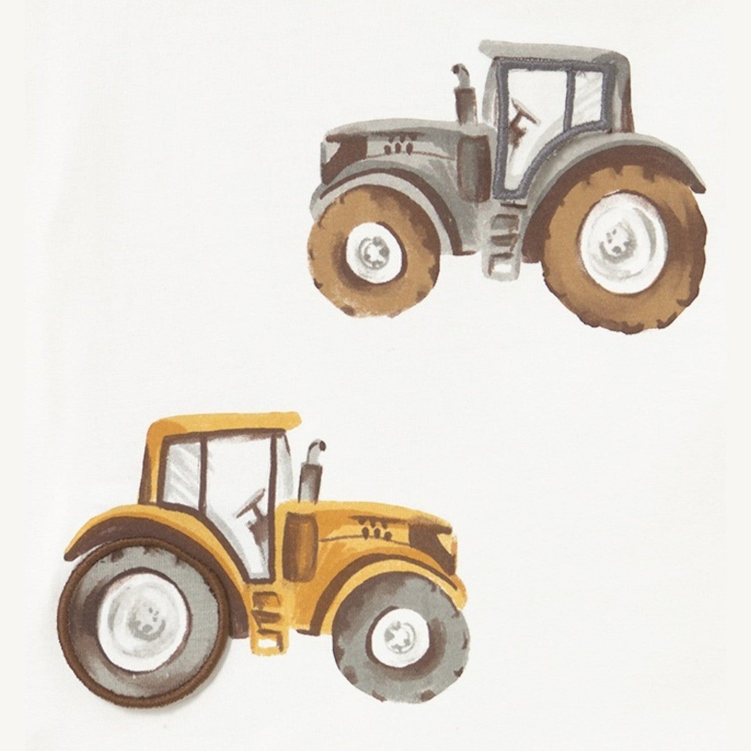 Camicia  m/l "play" trattore Bimbo PANNA 2069/39 -  NANU' BABY