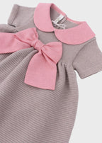 Korallenfarbenes Baumwoll-Leinen-Set 485