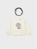 Baby Girl's Cream Headband T-Shirt 2078/26