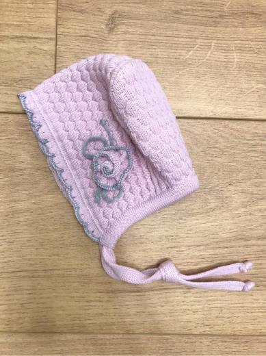 100% wool newborn hat PINK