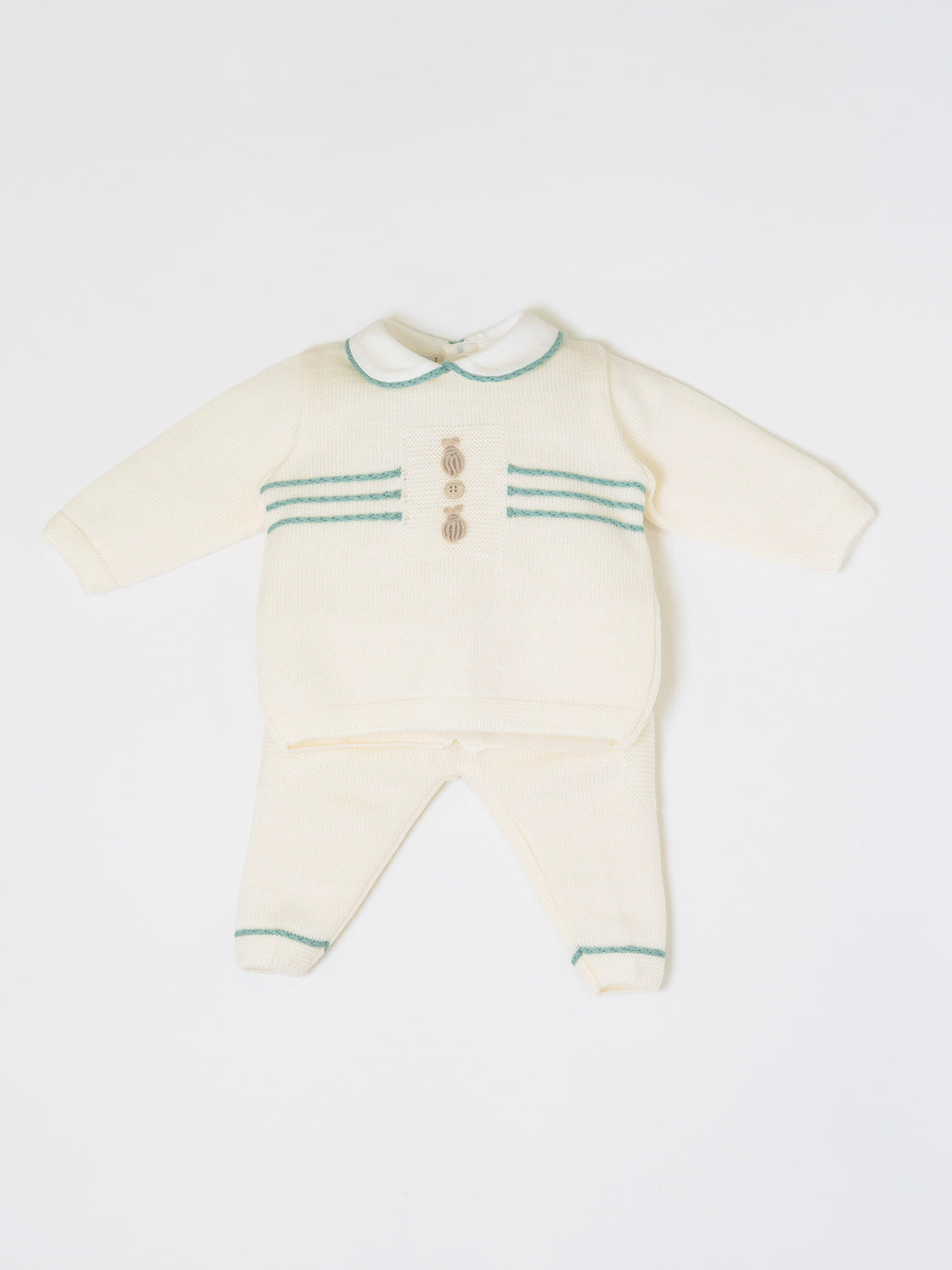 Completo nascita Neonato VANIGLIA IN6650 -  NANU' BABY