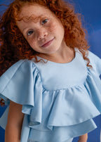 Complete Ruffle Sweater and Macramé Trousers 5212/11