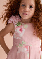 Abito Stampa Floreale Rosa 5033/6