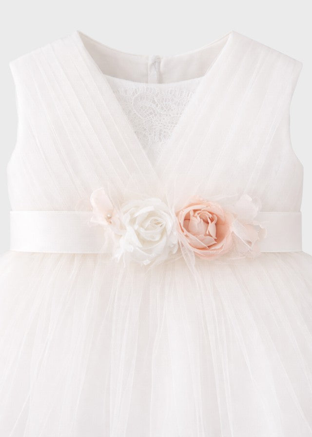 Abito Cerimonia Pizzo Tulle FB072