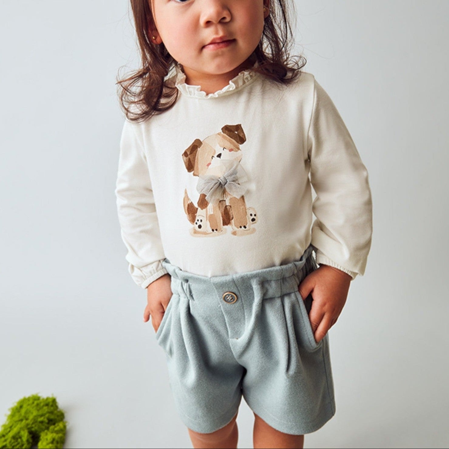 Bermuda punto twill Bimba CIELO 2261/15 -  NANU' BABY