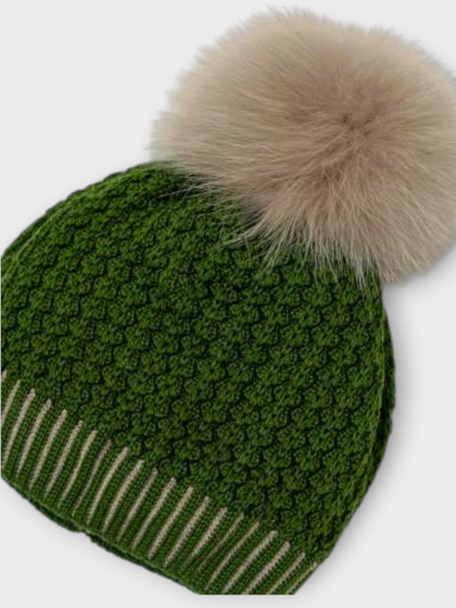 Cuffia Neonato VERDE IN6271 -  NANU' BABY