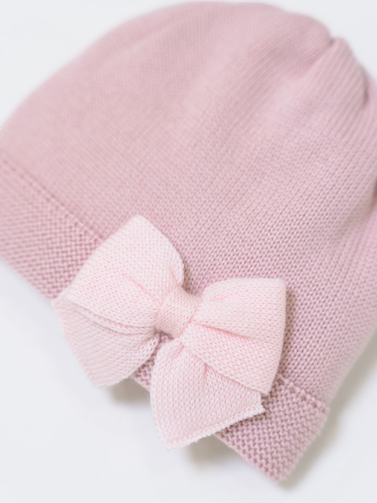 Cuffia Fiocco romantico Neonata Rosa FIOCCO/601 -  NANU' BABY
