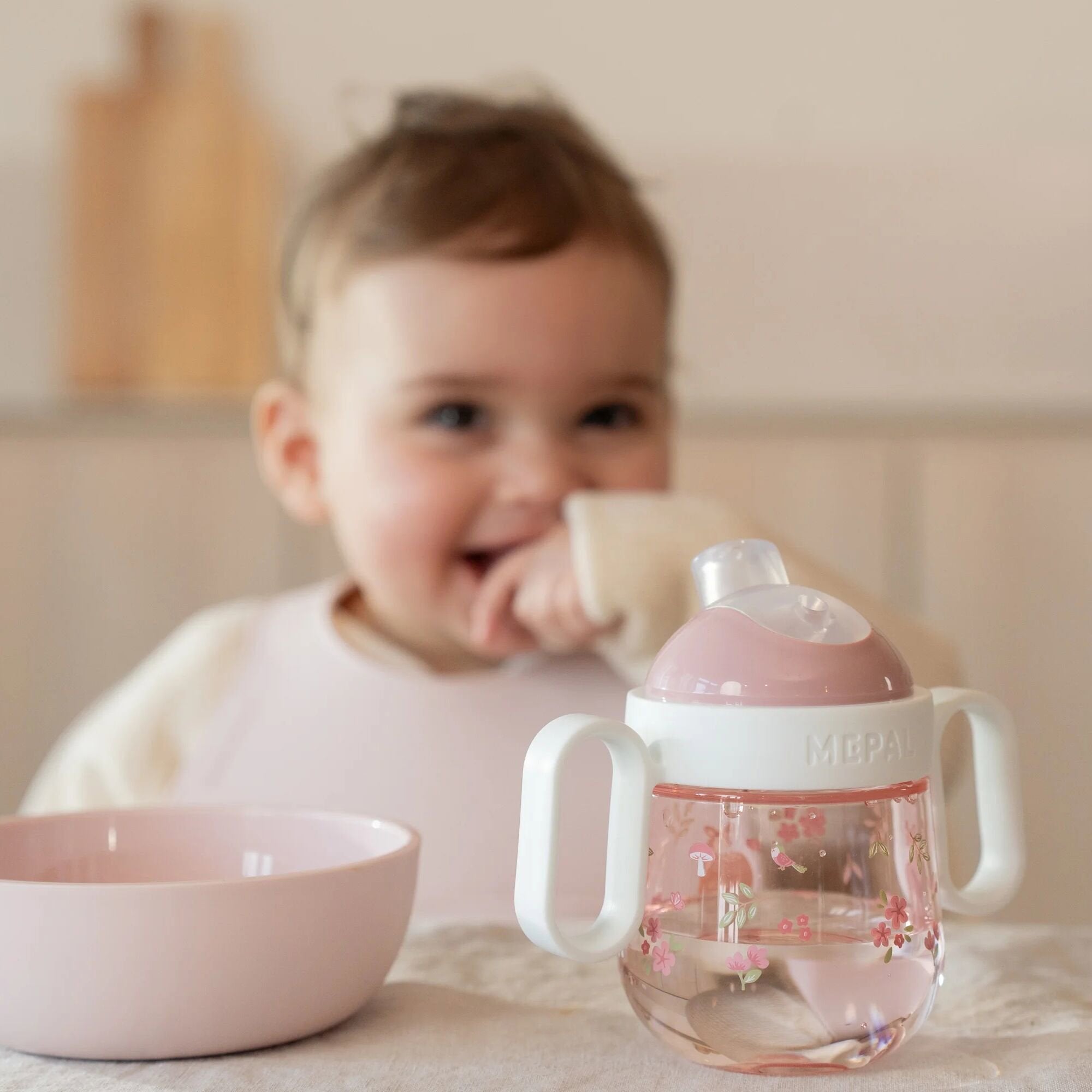 Tazza antigoccia MIO 200 ml  Rosa 108017065406 -  NANU' BABY