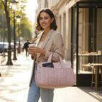 48-hour bag, Pink Dust LOVE BAG - Premium Fabric