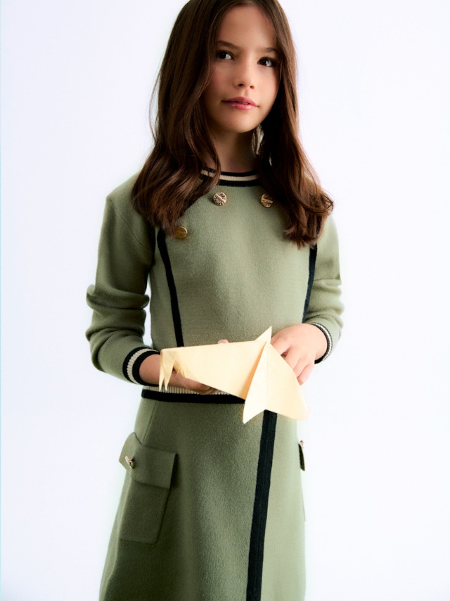 Compl. gonna tricot Bimba Verde 5544/6 -  NANU' BABY