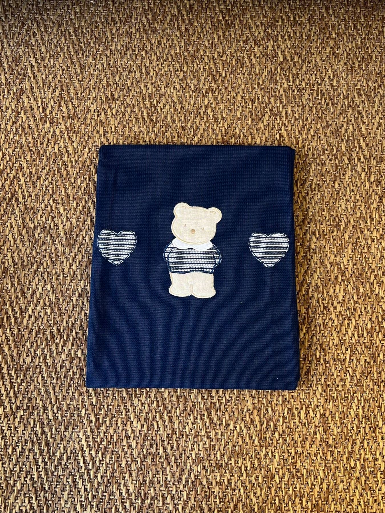 Coperta Teddy Neonato BLU TEDDY 198/B