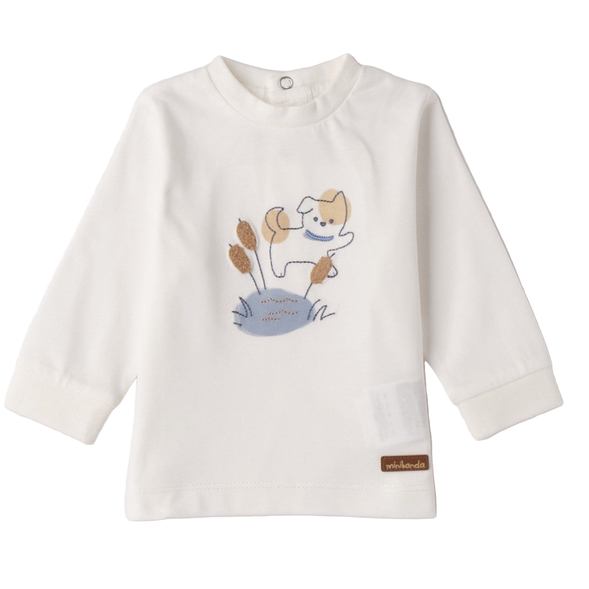 Girocollo Ml Bimbo Bianco 3F612/112 -  NANU' BABY