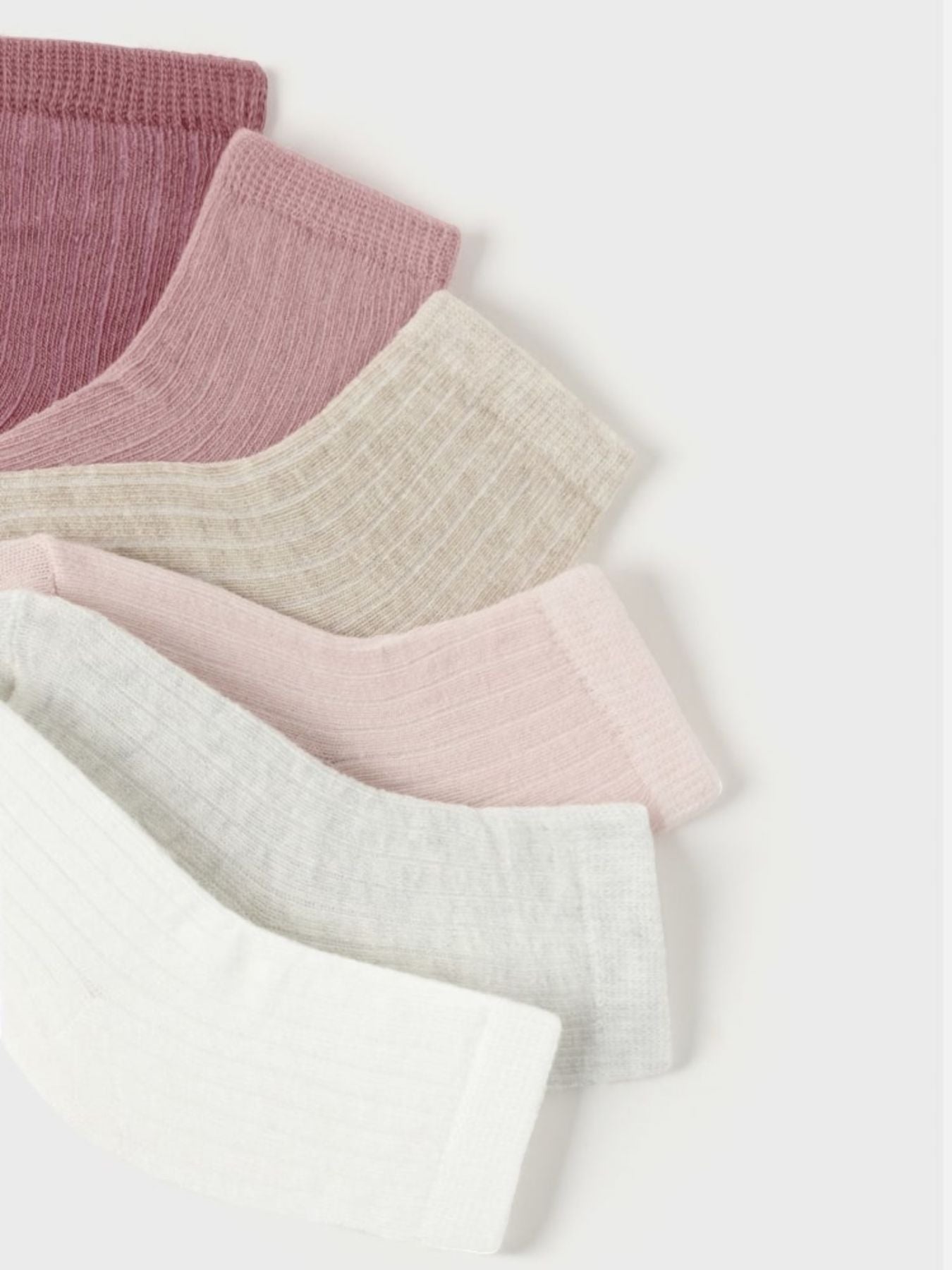 Set mit 6 rosa Socken 1C-9758/R