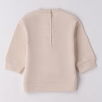 Felpa Chiusa Con O Senza Cappuccio Bimba Avorio 3F716/2911 -  NANU' BABY