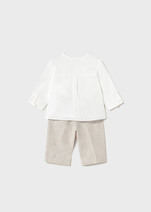 Completo Lino Bianco MAYORAL 1564/B