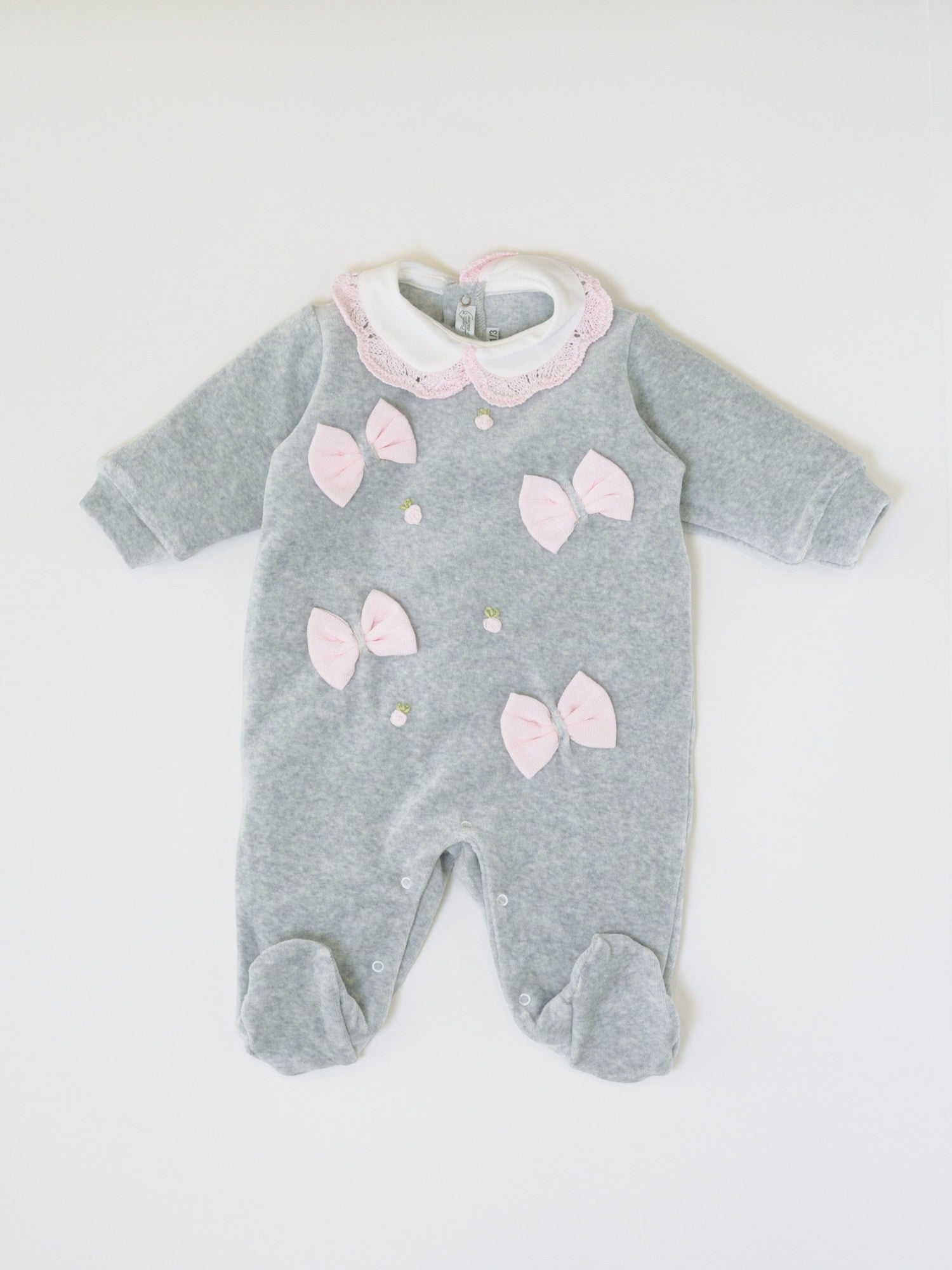 Tutina Neonata Grigio LT1105 -  NANU' BABY